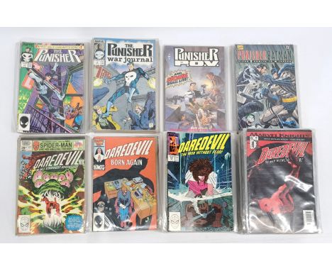 Quantity of Marvel The Punisher, Daredevil &amp; related Comics. &nbsp;Includes The Punisher #1 First Ongoing Series (3), The