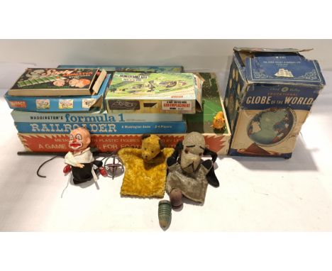 Waddington's, Chad Valley &amp; Similar, a boxed and unboxed Group of Toys and Games. Includes Sooty and Sweep with others. A