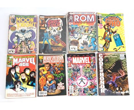 Quantity of Marvel Comics. &nbsp;Includes Moon Knight #1 First Solo Series, Ghost Rider #81 Last Issue Vol. 1, ROM Spaceknigh