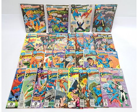 Quantity of DC Comics Presents, Superman &amp; related Comics. &nbsp;Includes #1 First Issue, #27 First Appearance of Mongul,
