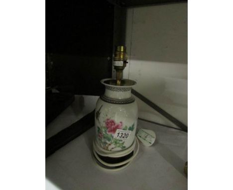 An Oriental style table lamp