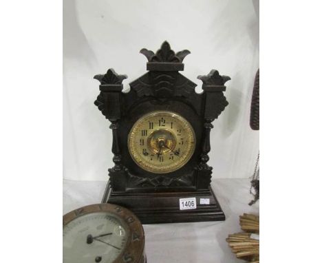 A ginger bread mantel clock