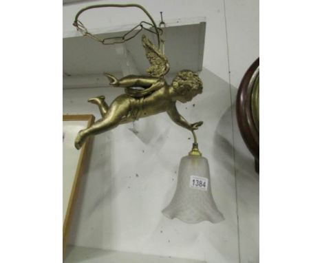 A Cherub ceiling light