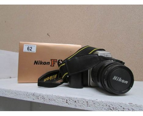 A Nikon F60 camera