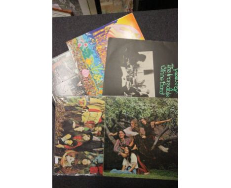 Vinyl - Incredible String Band - A small collection of 5 lps to include Changing Horses ( Elektra EKS 74057 ) Red and White l