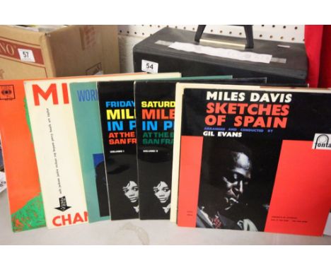 Vinyl - Jazz - A first class collection of 10 lps from Miles Davis to include Sketches of Spain, Kind of Blue, The ' Most ', 