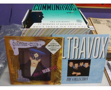 Vinyl - Pop - A good mix of around 60 lps and 12inch singles from the 80's to include Madonna, Dead or Alive, the B-52's, Jan