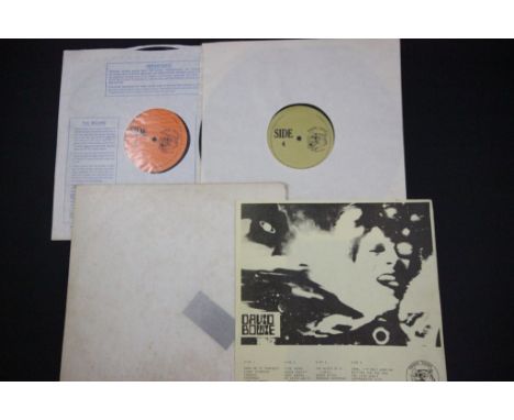Vinyl - David Bowie 2LP Bootleg live in Santa Monica 72, unofficial item comes with yellow printed insert, sleeve has some sp