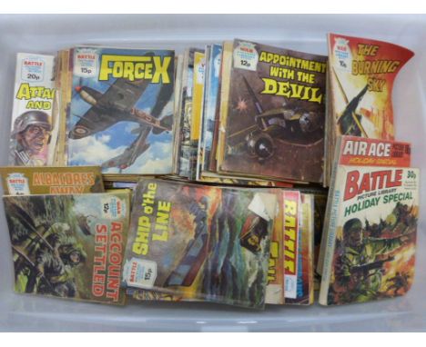 Collection of vintage war comics to include War Picture Library