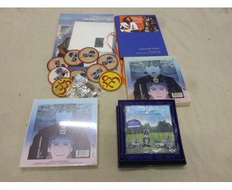 George Harrison - Group of items to include ltd edn When We Was Fab box set (unopened) plus another, Concert For George progr