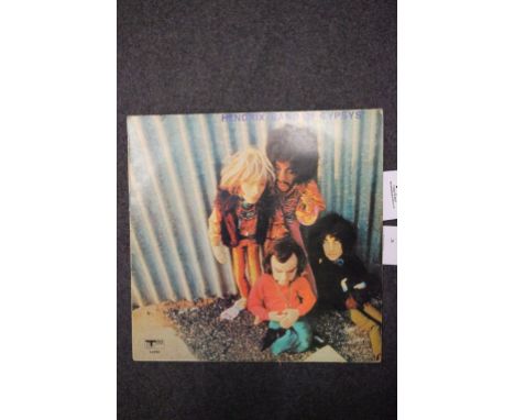 Vinyl - Jimi Hendrix - Band of Gypsys ( Track Super 2406 002 ) Puppet sleeve with some overall wear especially to the spine, 