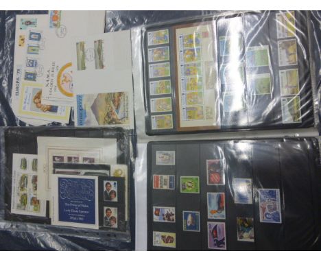 Miscellaneous collection of stamps and FDI's featuring golf, salvation army and minerals, Malta, Ireland & Monaco, some FDC's