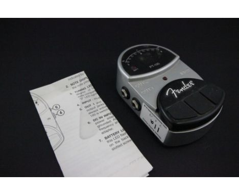 A Fender PT-100 guitar pedal tuner.  Does not include power supply lead.