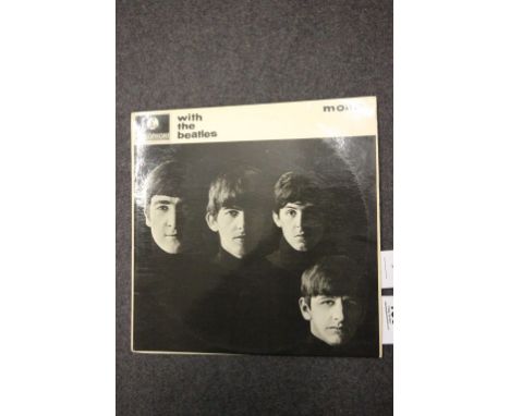 Vinyl - The Beatles With The Beatles Mono PMC 1206 first press with Jobete credit for Money together with The Parlophone Co R