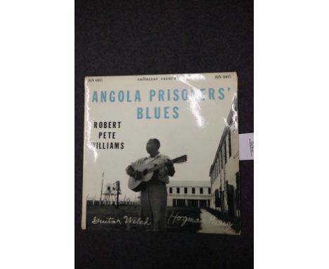 Vinyl - Angola Prisoners Blues plus insert JGN 1005 1960, scarce blues item on the Collector label with its original booklet 