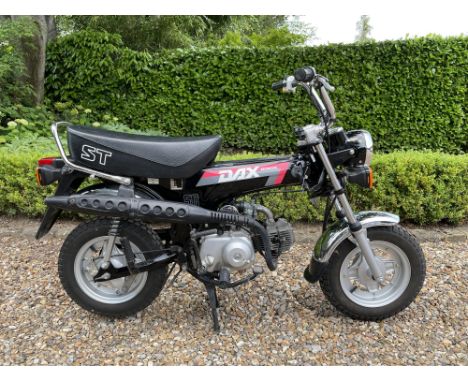 A low mileage and original Honda Dax, becoming hard to find.Completely original and unrestored. Still has its original tool k