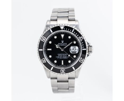 The 40mm case is stainless steel with rotating Bezel. The bracelet is the 'Oyster' type with flip/lock clasp. Rolex calibre a