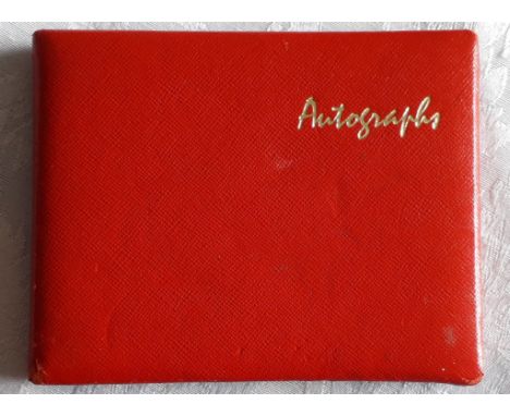 Containing some 67 autographs from the 60s, 70s, 80s and early 90s including 11 World Champions.  N Lauda, James Hunt, Graham