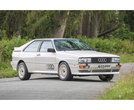 Documented as the last 20V, RHD, Ur-Quattro Coupé to leave the factory and with under 10,000 miles, remarkable.Very late prod