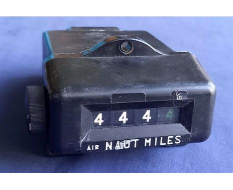 Very rare instrument from an Avro Vulcan Bomber C1970.   An original and rare nautical air miles indicator from an Avro Vulca