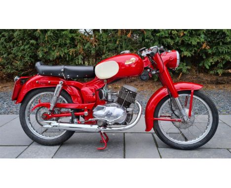 Beautiful example of this Ducati lightweight classic.Iconic 1950s Italian Café RacerFull "nut and bolt" restoration to a very