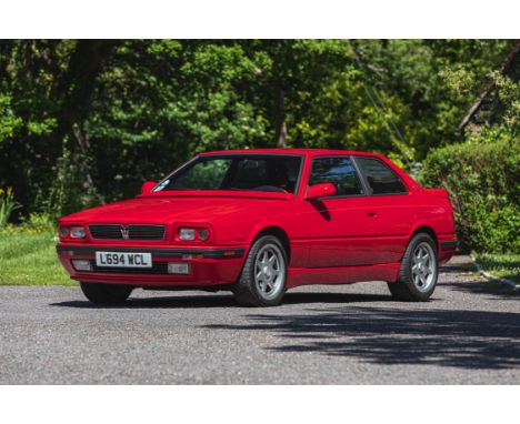 Extremely rare Maserati 222-4V (Number 119 of 130) originally delivered to Japan and showing 67,023km (41,646 miles). A late-