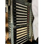 Allen-Bradley 16-Slot Rack, Model 1771-A4B, w/ (1) Allen-Bradley Remote I/ O Adapter, (1) Allen-Brad