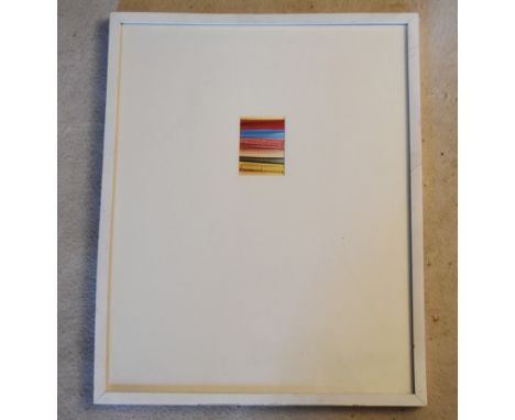 A framed and glazed limited edition digital print, John Hodder, Striped Delhi, label to reverse. H.52 W.42cm 
