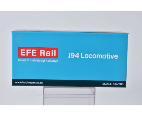 A BOXED EFE RAIL/BACHMANN OO GAUGE J94 LOCOMOTIVE, National Coal Board Green Weathered, Amazon (E85004), appears in new condi