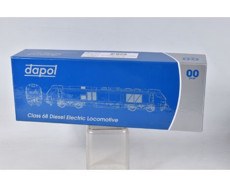 A BOXED DAPOL OO GAUGE CLASS 68 DIESEL ELECTRIC LOCOMOTIVE, 68005 'Defiant' DRS Livery, 4D-022-002, appears in new condition 