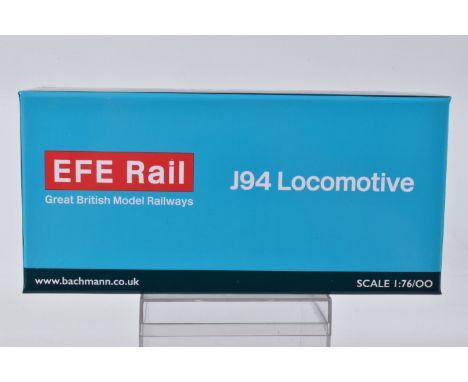 A BOXED EFE RAIL/BACHMANN  OO GAUGE J94 Steam Locomotive, No, 92, named 'Waggoner', in army green livery (E85006), appears in