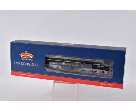A BACHMANN BRANCHLINE BOXED MODEL RAILWAYS    OO Gauge LMS 10000/10001, BR Black &amp; Chrome Early Emblem 31-999, like new c
