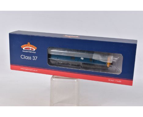 A BACHMANN BRANCHLINE BOXED MODEL RAILWAYS    OO Gauge Class 37/0 Diesel 37003 BR Blue, includes certificate no. 498 of 512, 