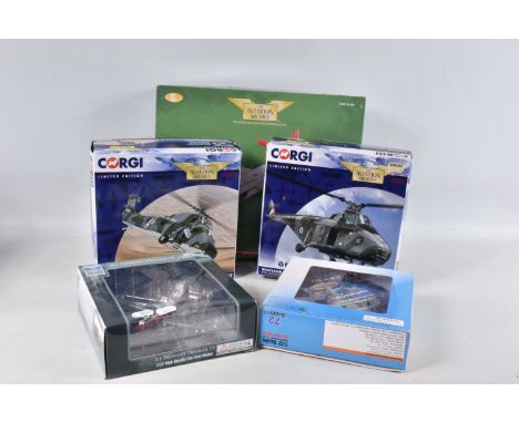 FIVE BOXED AIRCRAFT MODELS, all 1/72 scale, Corgi Classics Aviation Archive R.A.F. Trainers English Electric Canberra B(I)6, 