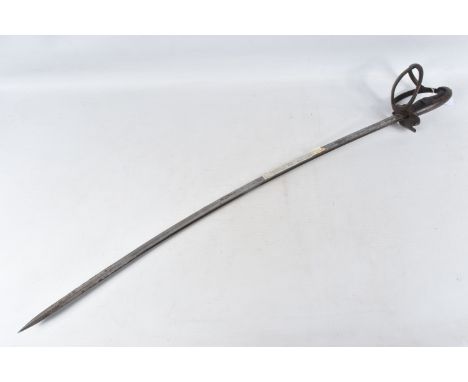 A NINETEENTH CENTURY BRITISH ROYAL ENGINEERS CURVED SWORD, believed to be a model 1850, Prussian design, this is made by Shni