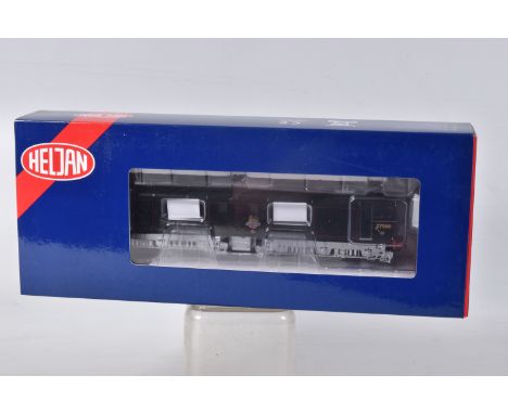 A BOXED HELJAN OO GAUGE RAILWAY MODEL  EM2, in black with glossy finish, number 27000, item number is 77001, appears in new c