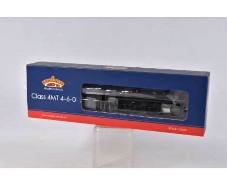 A BACHMANN BRANCHLINE BOXED MODEL RAILWAYS Standard Class 4MT 4-6-0, OO Gauge, 75075 BR Black Late Crest (Weathered), 31-115K