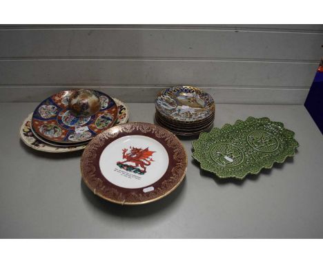 MIXED DECORATED PLATES TO INCLUDE SOME ORIENTAL EDITIONS