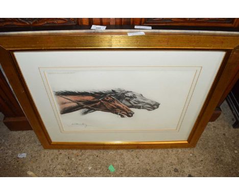 LUKE SYKES, 'THE CAMBRIDGESHIRE NEW YEARS DAY ASHWELL BURY HUNT', COLOURED PRINT, SIGNED IN PENCIL, F/G TOGETHER WITH A FURTH