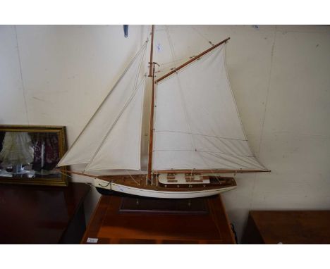 CONTEMPORARY MODEL OF A YACHT