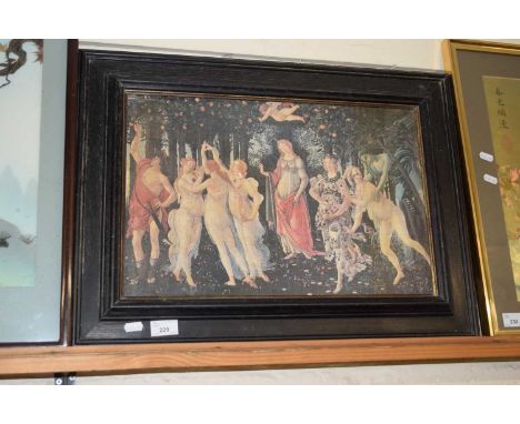 REPRODUCTION CLASSICAL PRINT DANCING FIGURES 62 CM 
