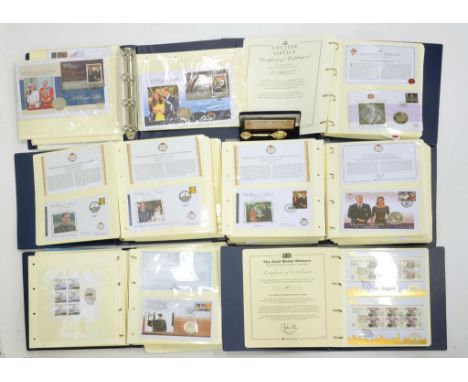 POSTAGE STAMPS. AN OMNIBUS COLLECTION OF ROYAL WEDDING FIRST DAY COVERS, INCLUDING METALLIC AND OTHER CONTEMPORARY COVERS, IN