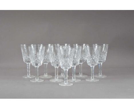 Sold at Auction: Ten Swarovski Wine Glasses