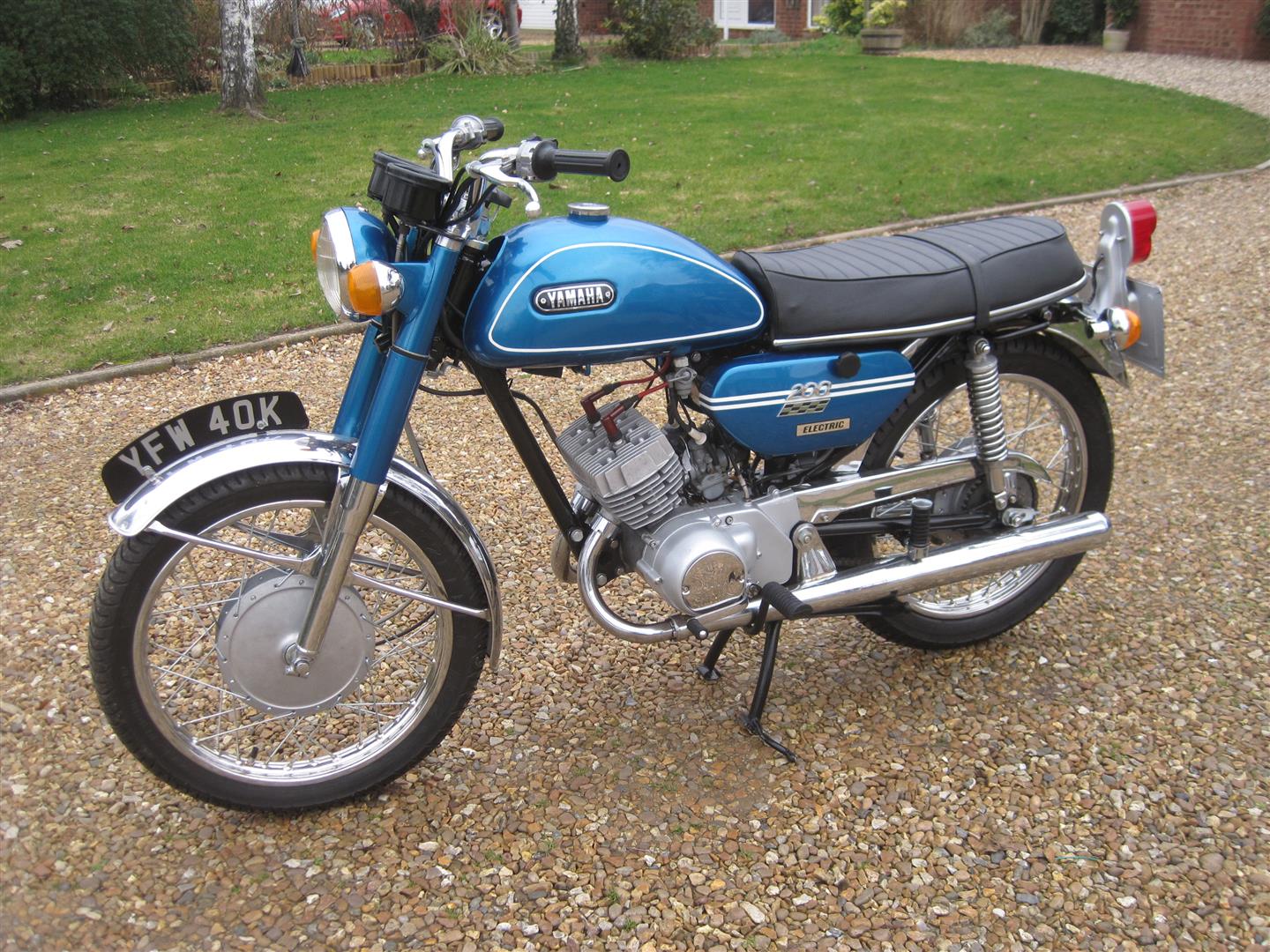 1972 200cc Yamaha CS3 200 Electric Reg. No. YFW 40K Frame No. 110496 ...