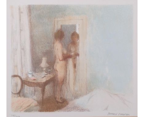 Bernard Dunstan (1920 - 2017), The Mirror, lithograph, signed in pencil, no. 168/250, image 31cm x 35cm, framedGood condition