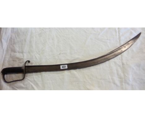 An antique British light cavalry sabre