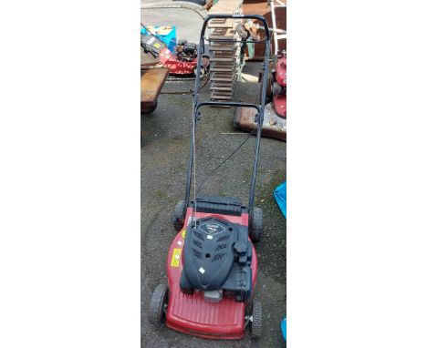 A Mountfield ESL494 lawn mower, with 140cc four stroke overhead valve petrol engine