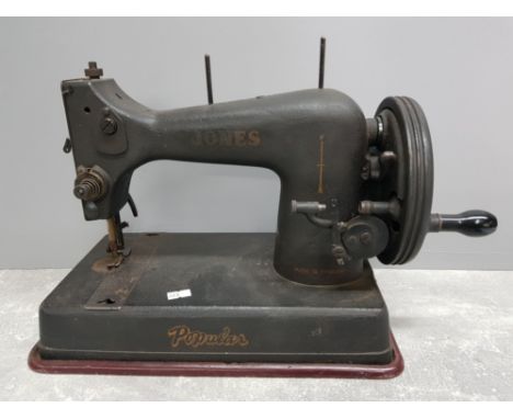 Vintage jones popular manual sewing machine