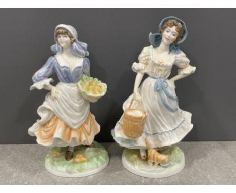 Royal Worcester “Old country ways” figures