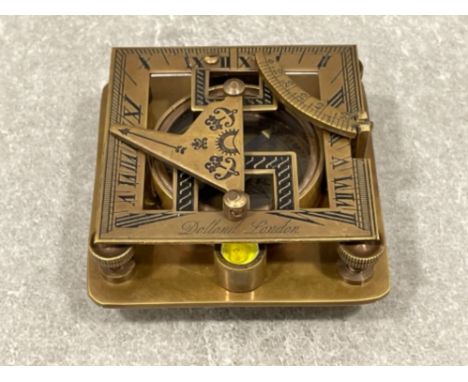 Brass Compass and Sundial